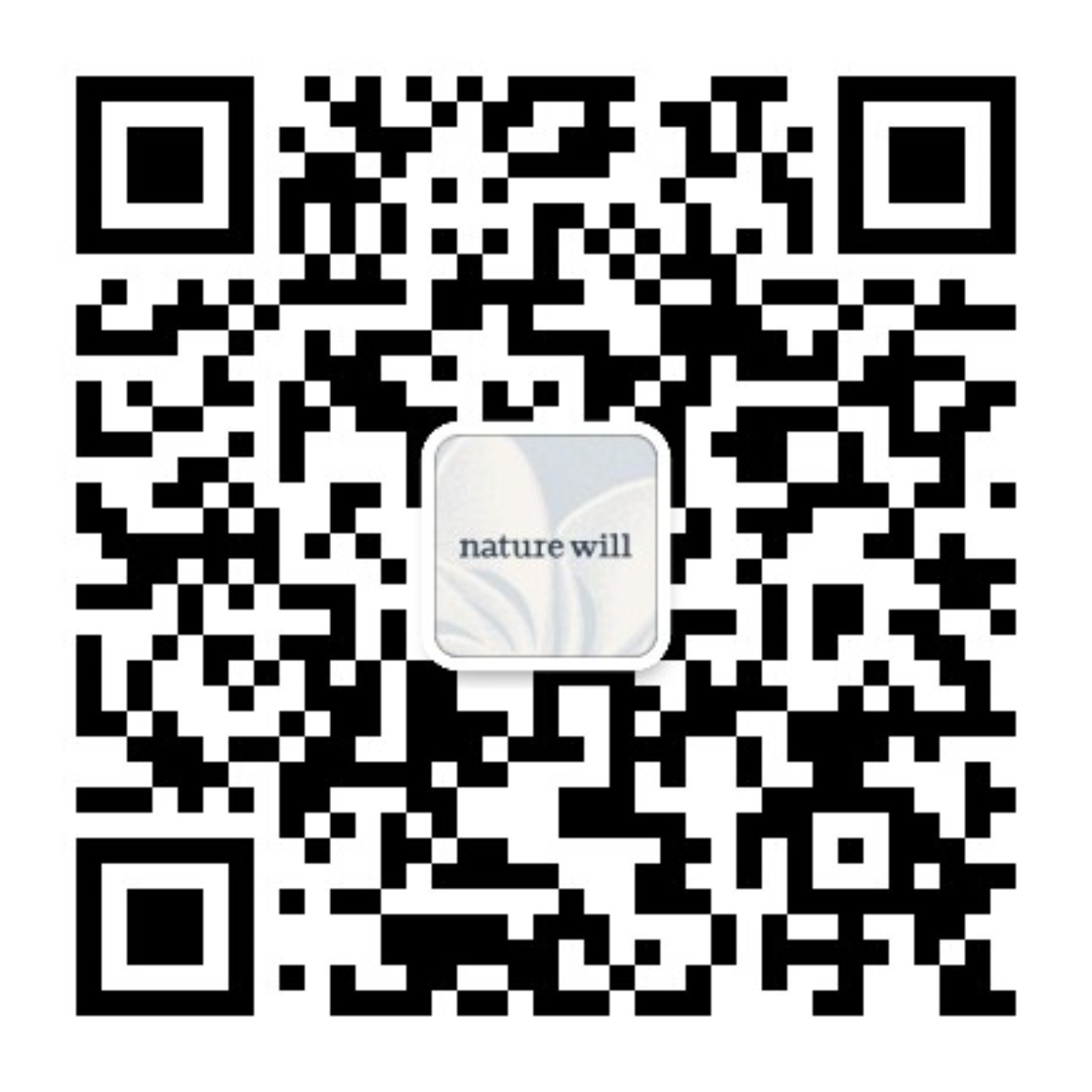 QR code for Nature Will's WeChat official account